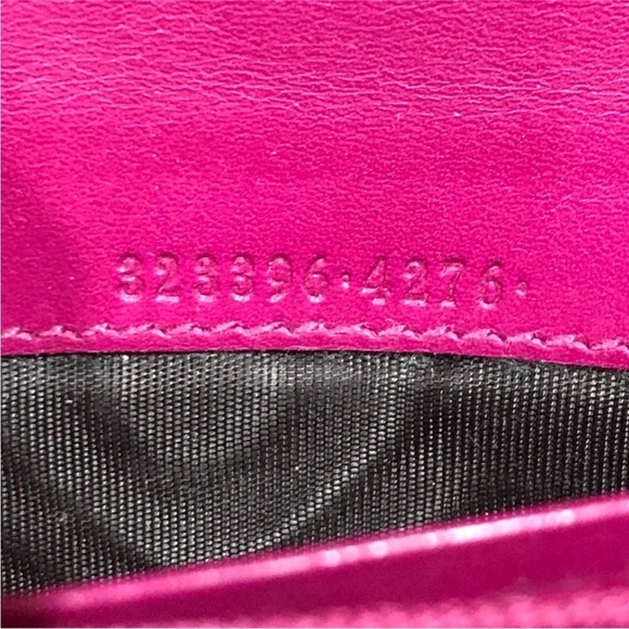 GUCCI Pink Guccissima Leather Continental Wallet - Picture 7 of 7